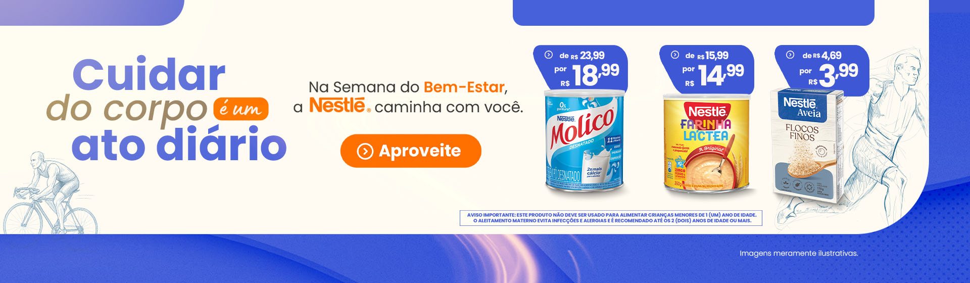 Nestlé: Semana do Bem Estar até 17/08